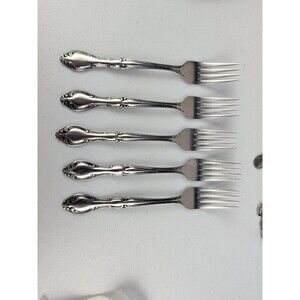 Hampton Court Stainless by Merchandise Service 5pc set forks Japan
